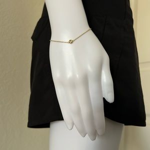Marrin Costello Dainty Soleil Gold & Topaz Bracelet
